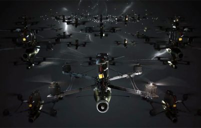 49-drone-surusunu-tek-vurusta-yok-etti