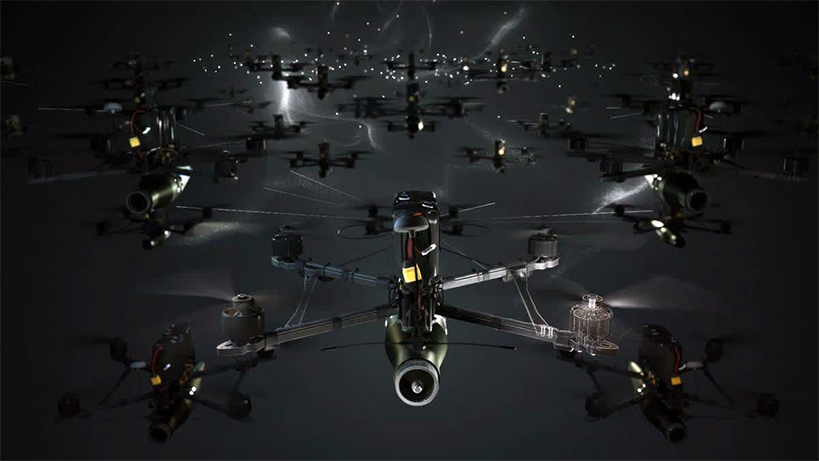 49-drone-surusunu-tek-vurusta-yok-etti